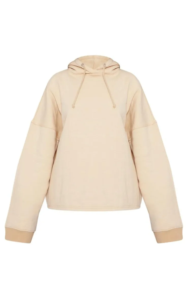 PrettyLittleThing Oversized Sweaters*Washed Oversized Wide Hem Hoodie