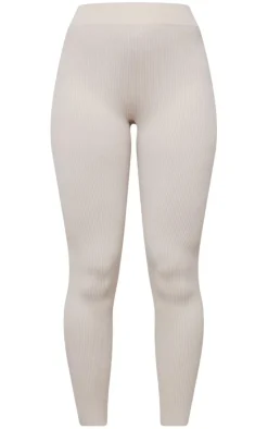 PrettyLittleThing Snatched*Washed Snatched Rib Basic Leggings