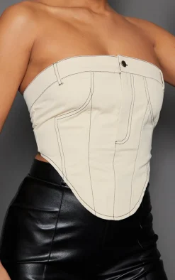 PrettyLittleThing Corsets*Woven Pant Detailed Corset