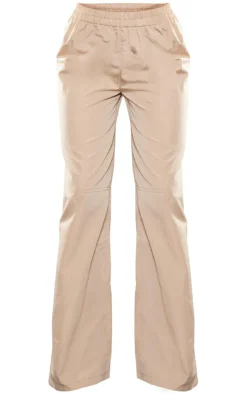 Outlet PrettyLittleThing Woven Wide Leg Cargo Pants Stone