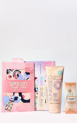 PrettyLittleThing Tanning*Sunkissed Pure Glow Collection Dark Tanning Set