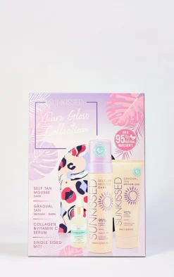 PrettyLittleThing Tanning*Sunkissed Pure Glow Collection Dark Tanning Set