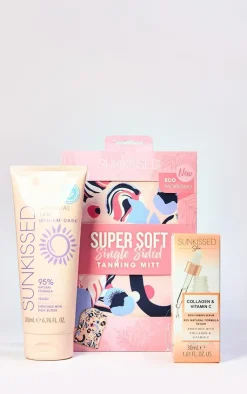 PrettyLittleThing Tanning*Sunkissed Pure Glow Collection Dark Tanning Set