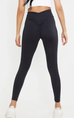 PrettyLittleThing Gym Leggings*Tall Luxe High Waisted Gym Ruched Bum Leggings
