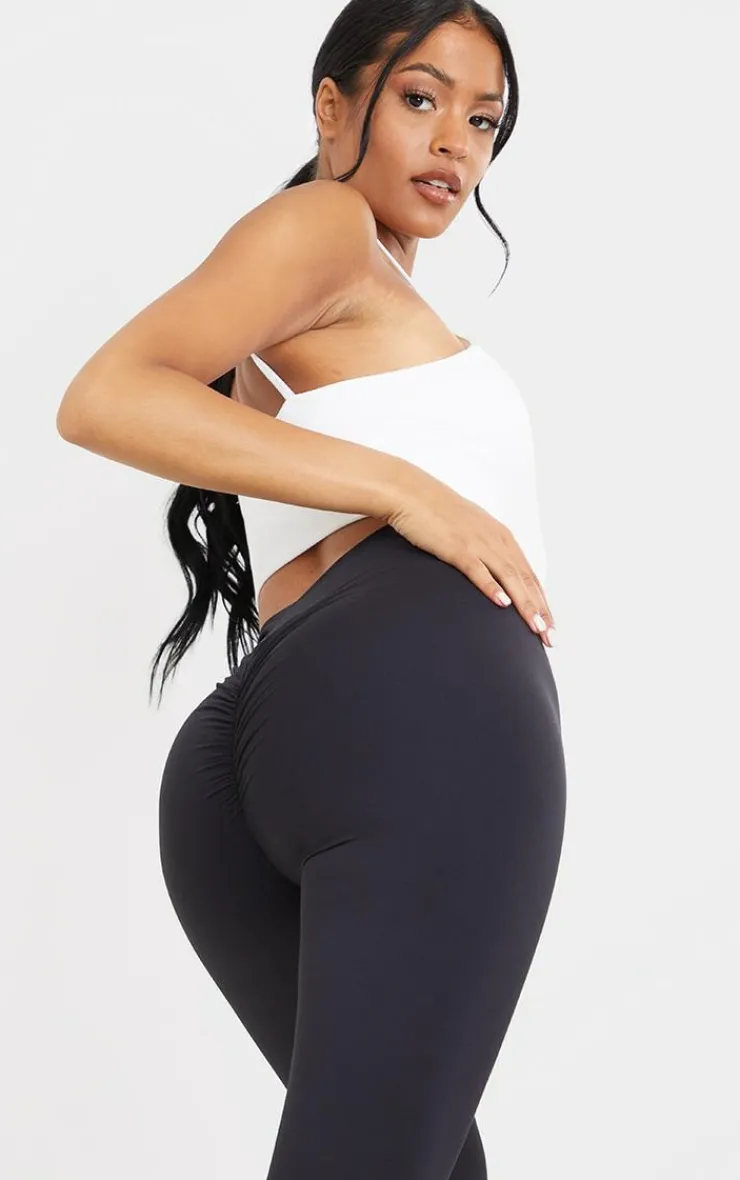 PrettyLittleThing Gym Leggings*Tall Luxe High Waisted Gym Ruched Bum Leggings