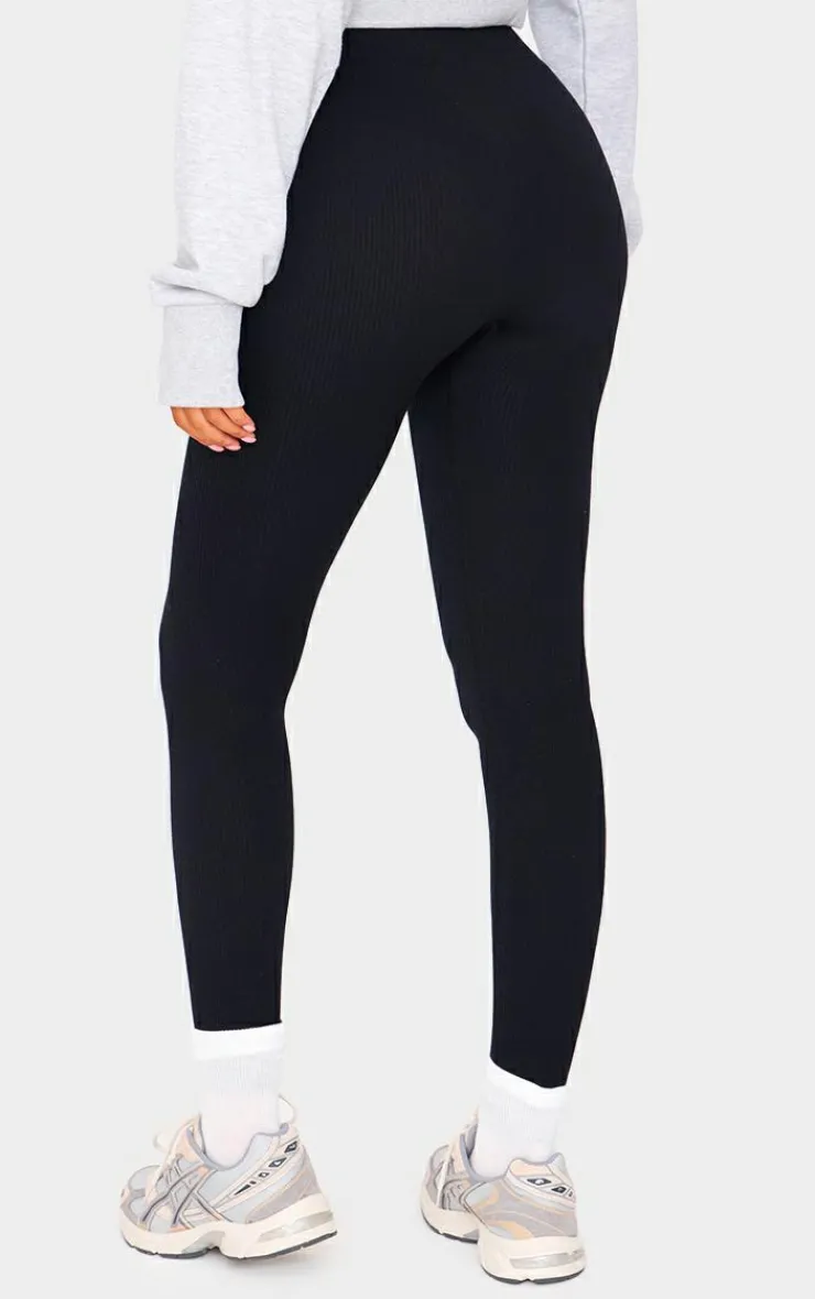 PrettyLittleThing Snatched*Tall Structured Snatched Ribbed Leggings
