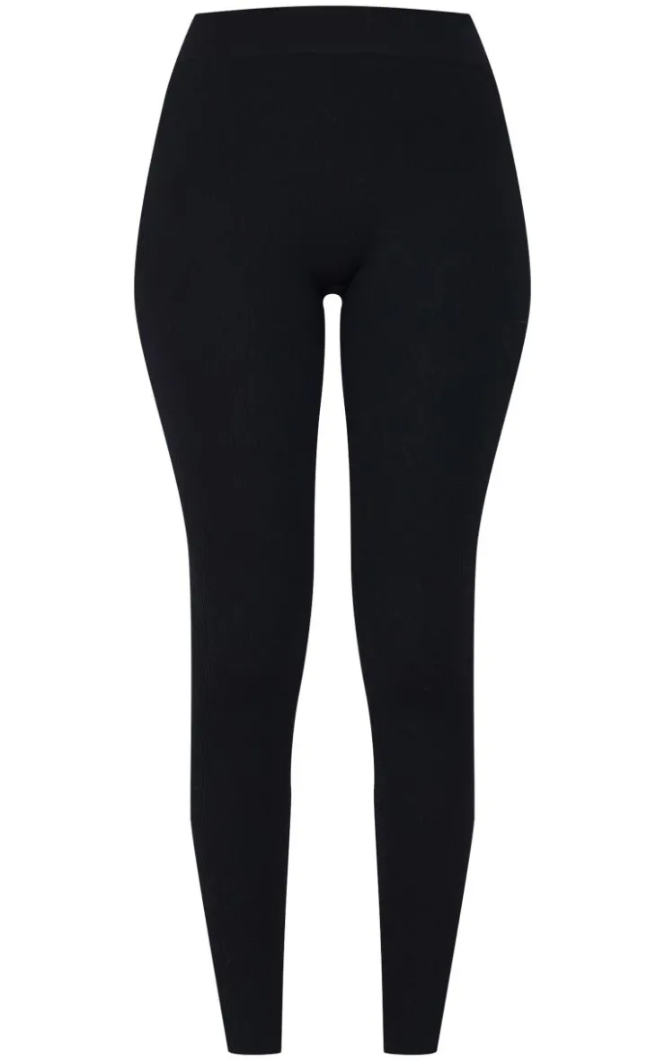 PrettyLittleThing Snatched*Tall Structured Snatched Ribbed Leggings