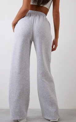 Sale PrettyLittleThing Tall Straight Leg Sweatpants Ash Grey