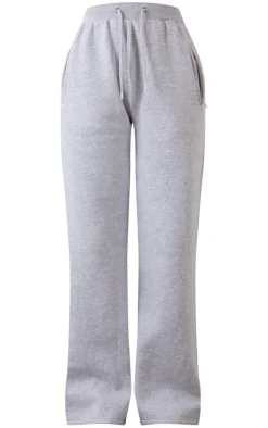 Sale PrettyLittleThing Tall Straight Leg Sweatpants Ash Grey