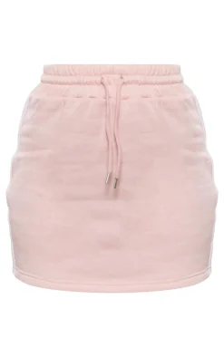 Best PrettyLittleThing Tall Sweat Mini Skirt Baby Pink