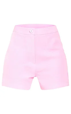 Clearance PrettyLittleThing Tall Tailored Shorts Baby Pink