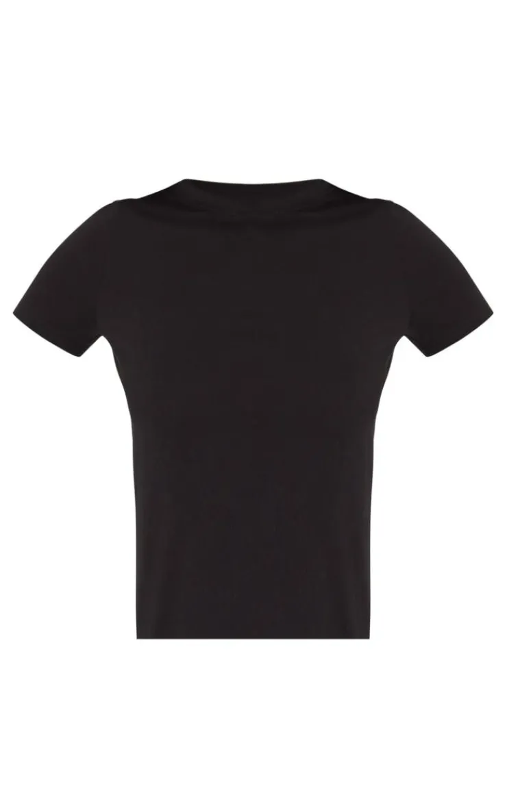 PrettyLittleThing T-Shirts*Tall Basic Cotton Blend Fitted Crew Neck T Shirt
