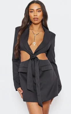 Tall Cut Out Detail Blazer Dress-PrettyLittleThing Hot