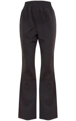 New PrettyLittleThing Tall Elasticated Waist Wide Leg Pants Black