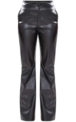 PrettyLittleThing Christmas Day Outfits*Tall Faux Leather Straight Leg Pants