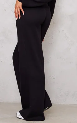 Outlet PrettyLittleThing Tall High Waisted Wide Leg Sweatpant Black