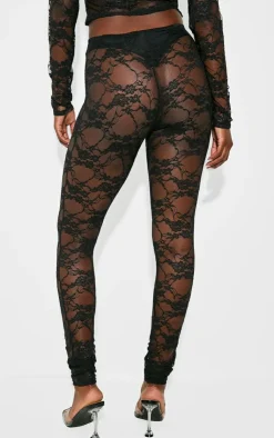 Tall Lace Leggings-PrettyLittleThing Sale