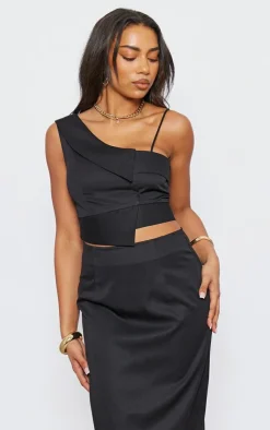 New PrettyLittleThing Tall Maxi Skirt Black