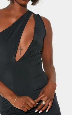 Tall One Shoulder Cut Out Mini Dress-PrettyLittleThing Online