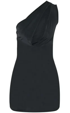 Tall One Shoulder Cut Out Mini Dress-PrettyLittleThing Online