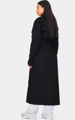 PrettyLittleThing Trench Coats*Tall Panel Detail Belted Trench Coat