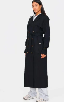 PrettyLittleThing Trench Coats*Tall Panel Detail Belted Trench Coat