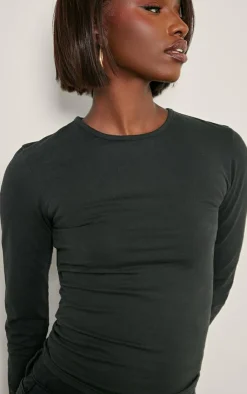 PrettyLittleThing T-Shirts*Tall Premium Cotton Long Sleeve Fitted T-shirt