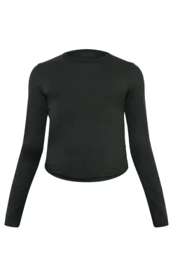 PrettyLittleThing T-Shirts*Tall Premium Cotton Long Sleeve Fitted T-shirt
