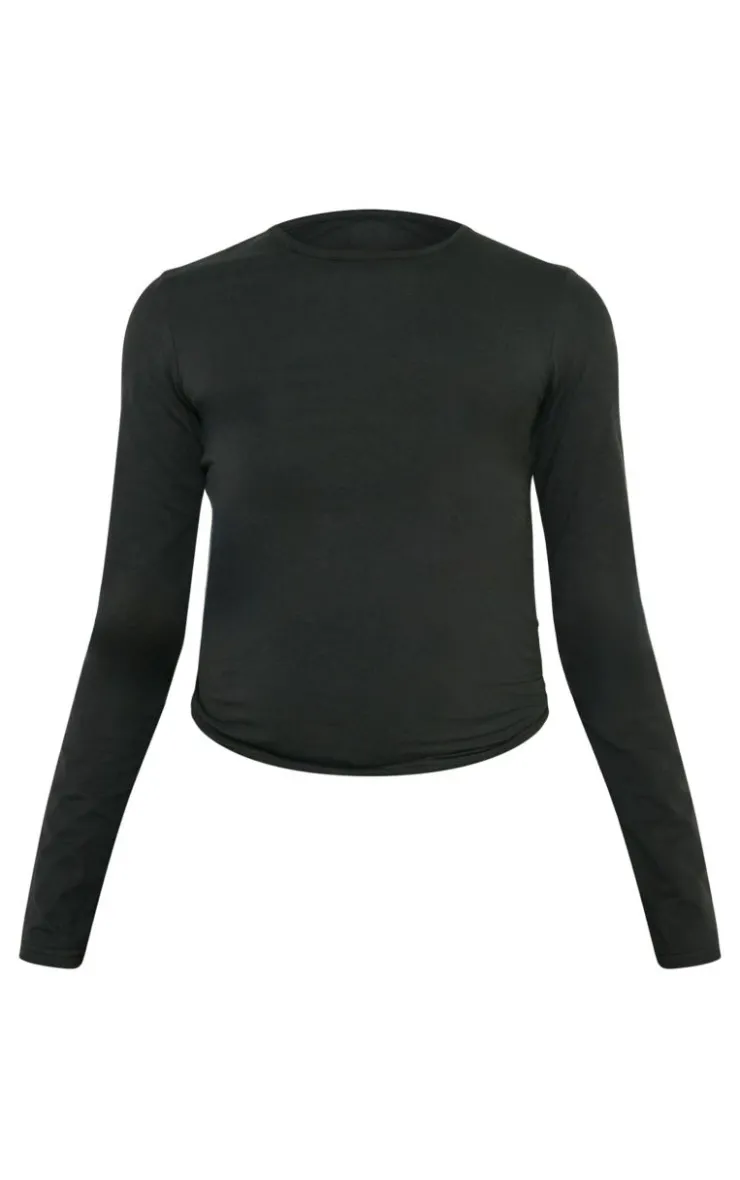 PrettyLittleThing T-Shirts*Tall Premium Cotton Long Sleeve Fitted T-shirt