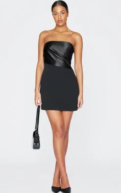 Tall Satin Fold Over Mini Dress-PrettyLittleThing Best
