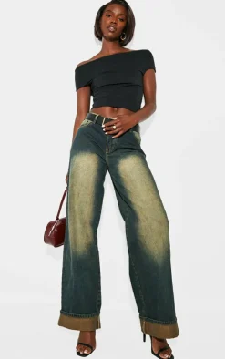 PrettyLittleThing Sleeveless Tops*Tall Slinky Sleeveless Off The Shoulder Top