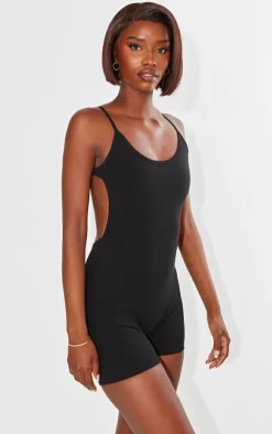PrettyLittleThing Unitards*Tall Snatched Sculpt Open Back Unitard