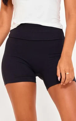 PrettyLittleThing Snatched*Tall Snatched Sculpt Foldover Mini Shorts
