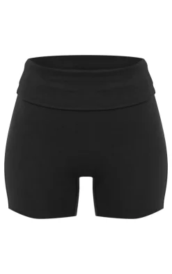 PrettyLittleThing Snatched*Tall Snatched Sculpt Foldover Mini Shorts