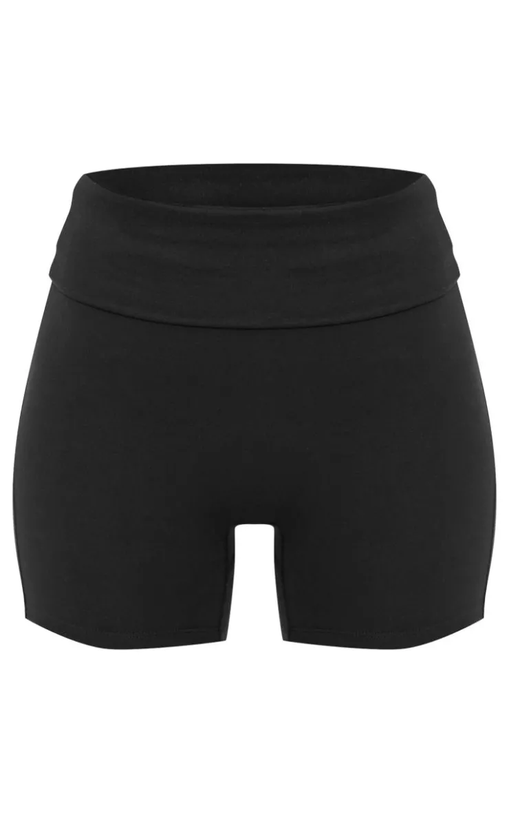 PrettyLittleThing Snatched*Tall Snatched Sculpt Foldover Mini Shorts