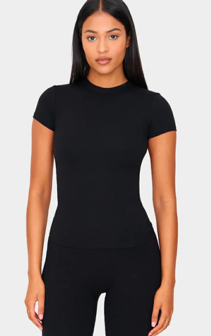 PrettyLittleThing Snatched*Tall Snatched Sculpt Short Sleeve Top
