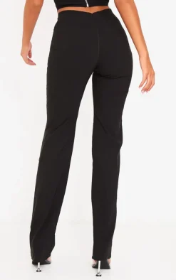 New PrettyLittleThing Tall Stretch Woven Pants Black