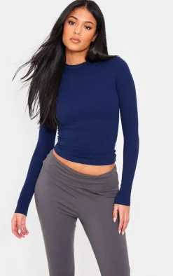 PrettyLittleThing Snatched*Tall Snatched Sculpt Long Sleeve T Shirt
