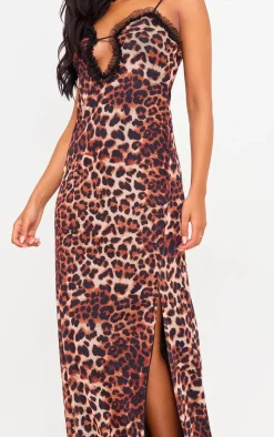 Tall Leopard Mesh Maxi Dress-PrettyLittleThing Best