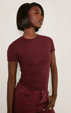 PrettyLittleThing T-Shirts*Tall Premium Cotton Cap Sleeve T-shirt