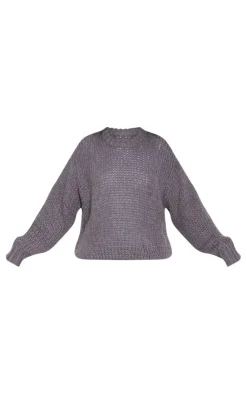 PrettyLittleThing Sweaters*Tall Chunky Knit Crew Neck Sweater