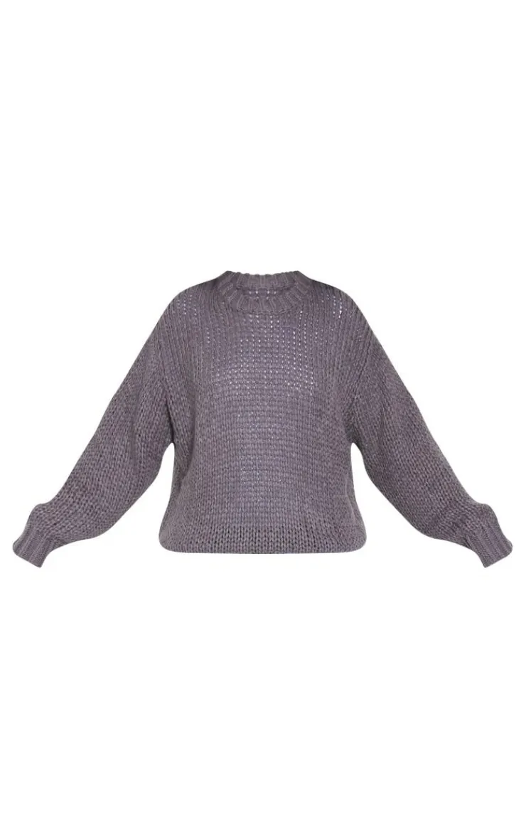 PrettyLittleThing Sweaters*Tall Chunky Knit Crew Neck Sweater