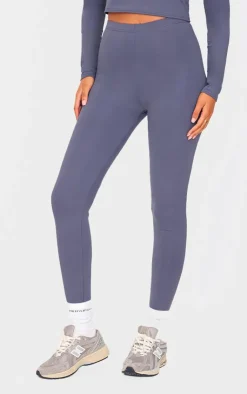 Outlet PrettyLittleThing Tall High Waisted Active Leggings Charcoal