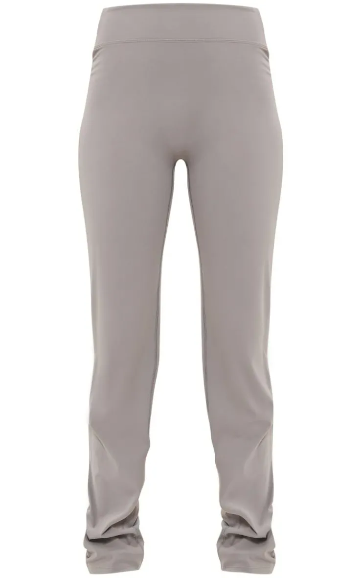 Clearance PrettyLittleThing Tall Snatched Sculpt Flare Pants Charcoal