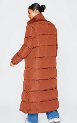 PrettyLittleThing Puffer Jackets*Tall Maxi Contrast Hooded Puffer