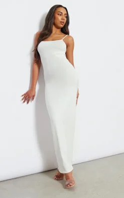 Tall Knitted Strappy Maxi Dress-PrettyLittleThing Outlet