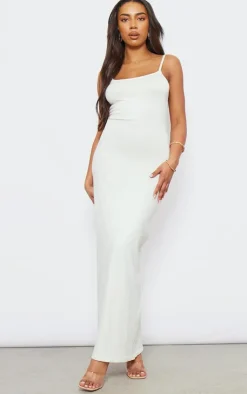 Tall Knitted Strappy Maxi Dress-PrettyLittleThing Outlet