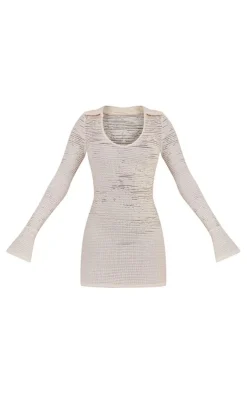 Tall Textured Mini Dress-PrettyLittleThing Best
