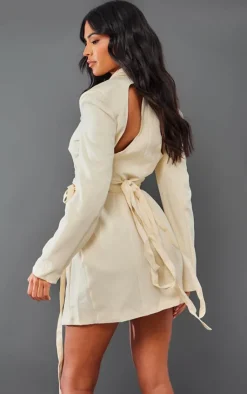 Tall Wrap Around Blazer Dress-PrettyLittleThing Outlet