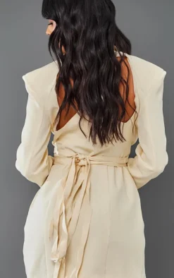 Tall Wrap Around Blazer Dress-PrettyLittleThing Outlet